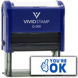 Vivid Stamp You?re OK Stamps For Grading Self-Inking Rubber Stamps