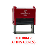 Vivid Stamp No Longer At This Address Business Self-Inking Rubber Stamps