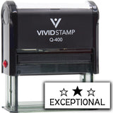 Vivid Stamp Exceptional Self Inking Rubber Stamp