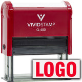 Logo Self-Inking Office Rubber Stamp