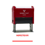 Vivid Stamp Inspected By____ Business Self-Inking Rubber Stamps