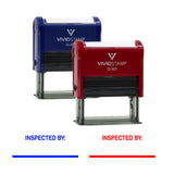 Vivid Stamp Inspected By____ Business Self-Inking Rubber Stamps