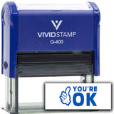 Vivid Stamp You?re OK Stamps For Grading Self-Inking Rubber Stamps