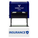 Vivid Stamp Insurance Medical Self-Inking Rubber Stamps