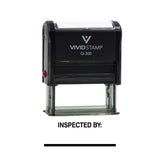 Vivid Stamp Inspected By____ Business Self-Inking Rubber Stamps