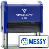 Vivid Stamp Messy Self Inking Rubber Stamp