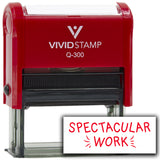 Vivid Stamp Spectacular Work Self Inking Rubber Stamp