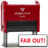 Vivid Stamp Far Out! Self-Inking Rubber Stamps