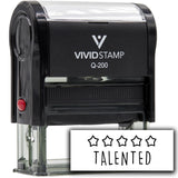 Vivid Stamp Talented Self-Inking Rubber Stamps