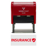 Vivid Stamp Insurance Medical Self-Inking Rubber Stamps