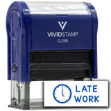 Vivid Stamp Late Work Stamps For Grading Self-Inking Rubber Stamps