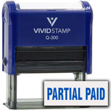 Partial paid Self-Inking Office Rubber Stamp