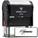 Vivid Stamp Wonderful! Self Inking Rubber Stamp