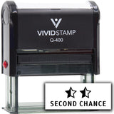 Vivid Stamp Second Chance Self Inking Rubber Stamp