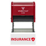 Vivid Stamp Insurance Medical Self-Inking Rubber Stamps