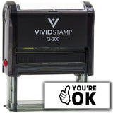 Vivid Stamp You?re OK Stamps For Grading Self-Inking Rubber Stamps