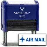 Vivid Stamp AIR MAIL Self-Inking Rubber Stamps