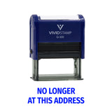 Vivid Stamp No Longer At This Address Business Self-Inking Rubber Stamps