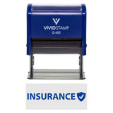 Vivid Stamp Insurance Medical Self-Inking Rubber Stamps