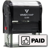 Paid (Thumbs Up) Self Inking Rubber Stamp