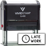 Vivid Stamp Late Work Stamps For Grading Self-Inking Rubber Stamps