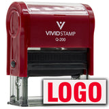 Logo Self-Inking Office Rubber Stamp