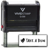 Vivid Stamp Take a Bow Stamps For Grading Self-Inking Rubber Stamps