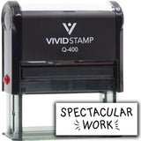 Vivid Stamp Spectacular Work Self Inking Rubber Stamp