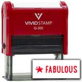 Vivid Stamp Fabulous Self Inking Rubber Stamp