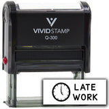 Vivid Stamp Late Work Stamps For Grading Self-Inking Rubber Stamps