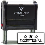 Vivid Stamp Exceptional Self Inking Rubber Stamp