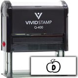 Vivid Stamp D Teacher Stamps for Grading Self-Inking Rubber Stamps