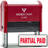 Partial paid Self-Inking Office Rubber Stamp