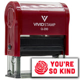 Vivid Stamp You?re So Kind Stamps For Grading Self-Inking Rubber Stamps