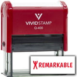 Vivid Stamp Remarkable Self Inking Rubber Stamp