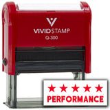 Vivid Stamp Performance Self Inking Rubber Stamp