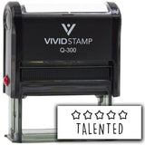 Vivid Stamp Talented Self-Inking Rubber Stamps