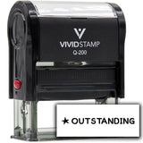 Vivid Stamp Outstanding Self Inking Rubber Stamp