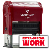 Vivid Stamp Extra-Special Work Self Inking Rubber Stamp