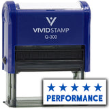 Vivid Stamp Performance Self Inking Rubber Stamp