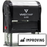 Vivid Stamp Improving Self Inking Rubber Stamp