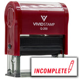 Vivid Stamp Incomplete Stamps For Grading Self-Inking Rubber Stamps