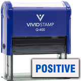 Positive Self-Inking Office Rubber Stamp