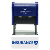 Vivid Stamp Insurance Medical Self-Inking Rubber Stamps