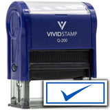 Vivid Stamp Check Self Inking Rubber Stamp