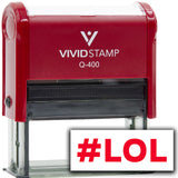 Vivid Stamp #lol Self-Inking Rubber Stamps