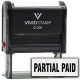 Partial paid Self-Inking Office Rubber Stamp