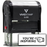 Vivid Stamp You’re Inspiring Self Inking Rubber Stamp