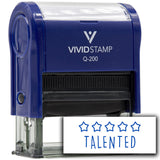 Vivid Stamp Talented Self-Inking Rubber Stamps