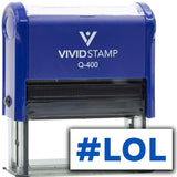 Vivid Stamp #lol Self-Inking Rubber Stamps